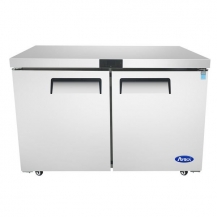 Undercounter Refrigerator, Atosa USA MGF8402GR, Two Solid Door 
