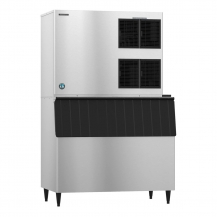 Ice Maker With Bin, Hoshizaki, Water-Cooled, Cube-Style, 1880 lbsDay with 800 lbs