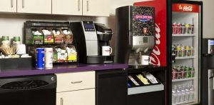 Break Room Equipment, Countertop Coffe Machine, Beverage Merchandiser - Chef's Deal