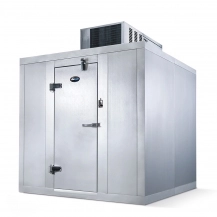 AmeriKooler QC101072NBSC 10' X 10' Quick Ship Indoor Walk-In Cooler without Floor, Self-Contained - Chef's Deal