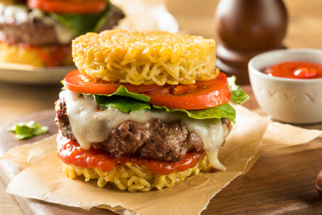 Ramen Burger for National Hamburger Day - Chef's Deal