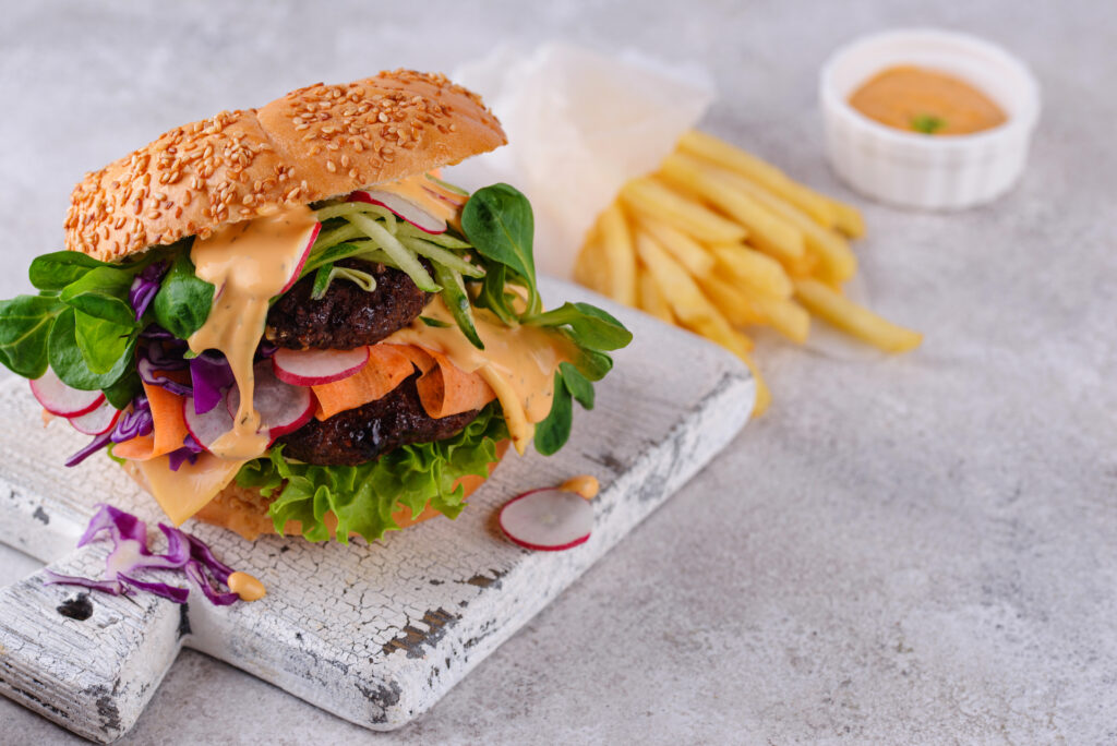 Kiwi Burger for National Hamburger Day - Chef's Deal