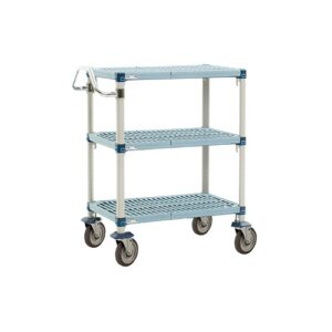 Metro Storage Solutions - Metro MQUC2436G-35 Plastic Bussing Utility Transport Cart - Chef's Deal