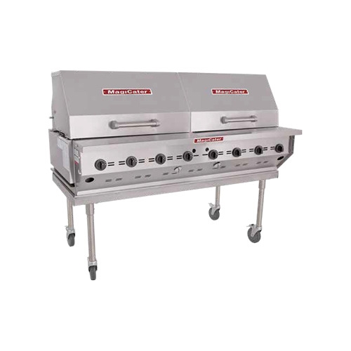 Magikitchn LPAGA-60S-NG Outdoor Grill Gas Charbroiler - Mobile Kitchen Equipment - Chef's Deal