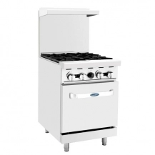 Atosa USA ATO-4B 24inc Gas Restaurant Range, (1) Space Saver Oven, (4) Open Burners - Ghost Kitchen: The New and Cool Trend of Culinary - Chef's Deal  
