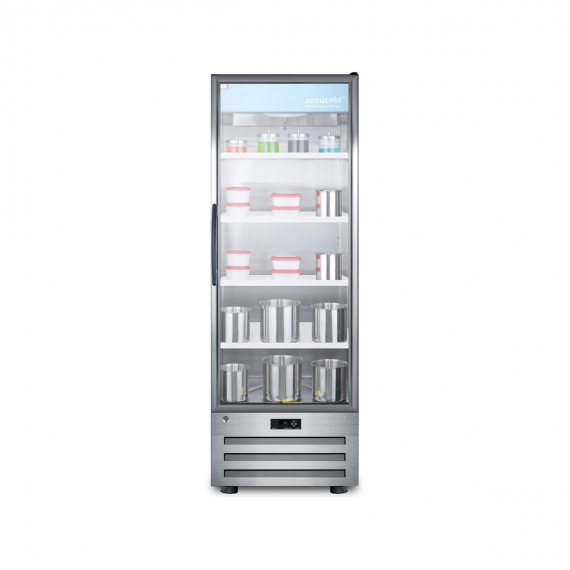 Pharmaceutical Refrigeration - Chef's Deal, Accucold ACR1415RH 24inc Glass Door Pharmaceutical Refrigerator, 14 cu. ft.