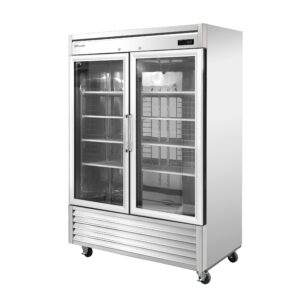 Blue Air BSR49G-HC 54" Two Glass Door Reach-In Refrigerator, Bottom Mount -  Fast Food Restaurant Equipment - Chef's Deal
