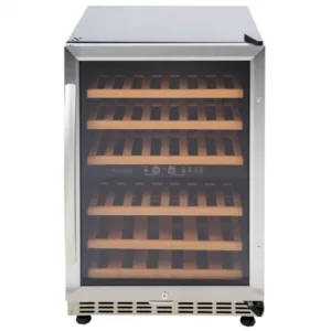 Eurodib-USA-USF54D-Glass-Door-Wine-Serving-Aging-Cabinet-Dual-Temperature-6-Shelves-Chefs-Deal