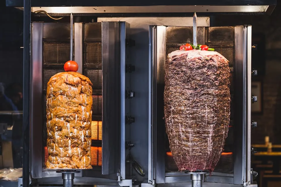 meat for turkish doner kebab. one of the most popular street food - Chef's Deal