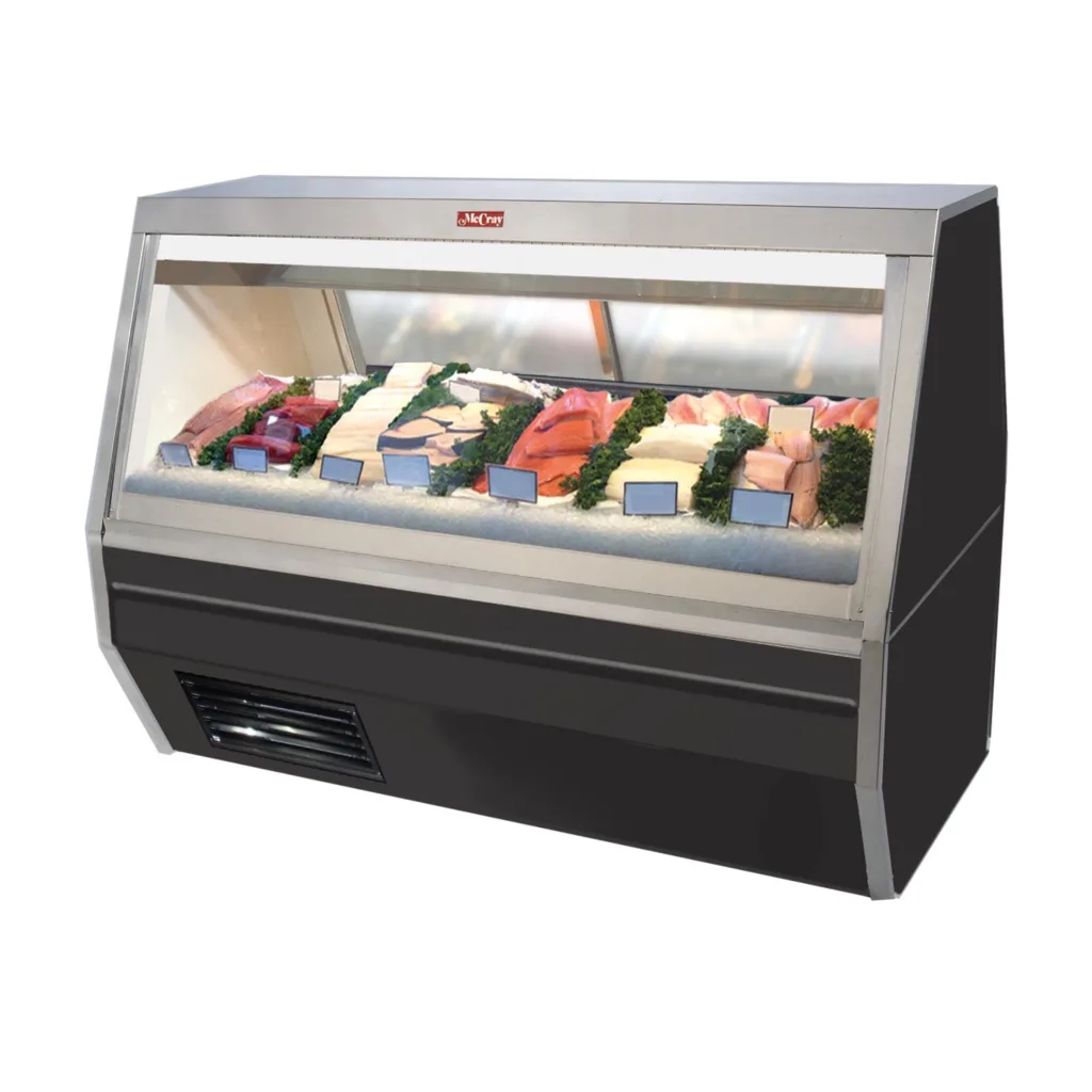 Howard-McCray SC-CFS35-4-BE-LED Seafood Display Case - Seafood Refrigeration Equipment |  Chef's Deal