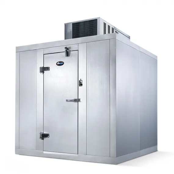 Industrial Refrigerator -7 Key Considerations for Industrial Refrigerators-AmeriKooler QC060872**NBSC 6' X 8' Quick Ship Indoor Walk-In Cooler without Floor, Self-Contained