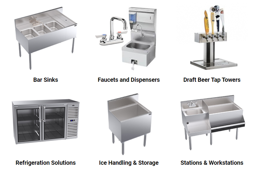 Crowne Bar Equipment Categories