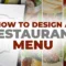 Restaurant Menu Design Featured Image