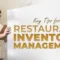 Restaurant Inventory Management