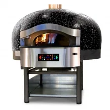 RositoBisani FGRI150-CM Wood / Coal / Gas Fired Rotary Oven w/ 59" Cooking Chamber, Touchscreen