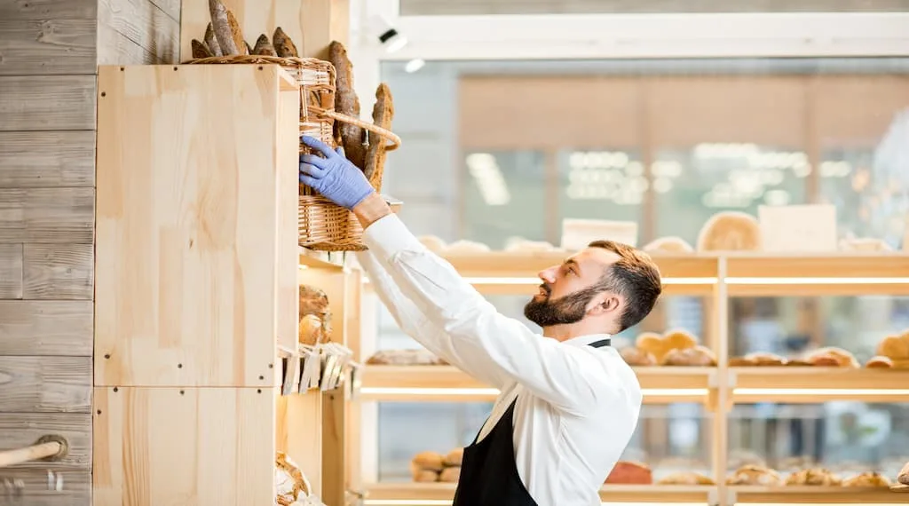 shelving hacks in bakery