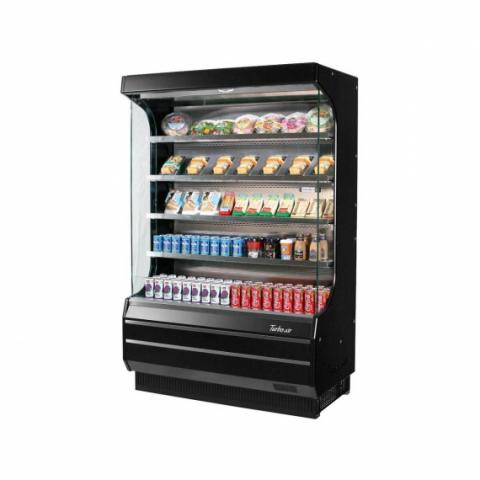 Turbo Air TOM-48DXB-N Vertical Open Display Case Extra Deep Cooler 