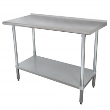 Advance Tabco Stainless Steel With Undershelf and Open Base Work Tables