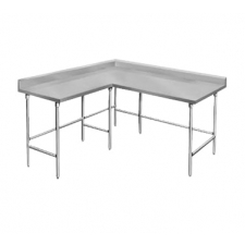 Advance Tabco Stainless Steel L Shaped Work Tables
