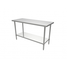ATS Stainless Steel With Undershelf and Open Base Work Tables