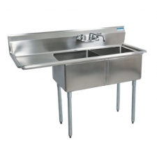 BK Resources 2 Compartment Sinks