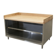 BK Resources Wood Top Work Tables