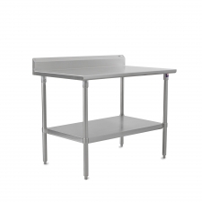 John Boos Stainless Steel With Undershelf and Open Base Work Tables