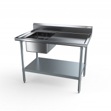 NBR Equipment Stainless Steel Work Table With Sink