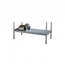 New Age Stainless Steel With Undershelf and Open Base Work Tables