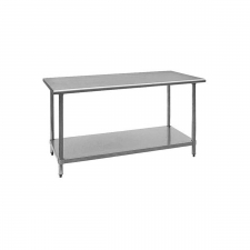 Quantum Stainless Steel With Undershelf and Open Base Work Tables