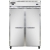 Continental Refrigerator 2RF-SS Reach-In Refrigerator Freezer