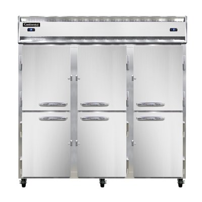 Continental Refrigerator 3RRF-SA-HD Reach-In Refrigerator Freezer