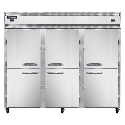 Continental Refrigerator 3RRFE-SS-HD Reach-In Refrigerator Freezer