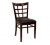 ATS Furniture 523 Indoor Side Chair with Nine Grid Back and Upholstered Seat