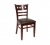 ATS Furniture 563-SWS Indoor Side Chair with Ladder Back and Solid Wood Saddle Seat