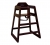 ATS Furniture HC-DM High Chair with Wood Seat & Back