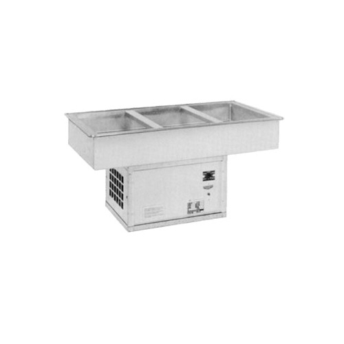 Atlas Metal WCMD-C-X-3 Refrigerated Drop-In Cold Food Well Unit
