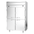 Beverage Air PRF24-24HC-1AHS 52“ 2-Section Reach-In Refrigerator Freezer w/ 4 Solid Half-Doors
