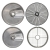 Centerline by Hobart CCPLT-4PACK 4 Plate Pack w/ Slicing, Shredding, Dicing Discs