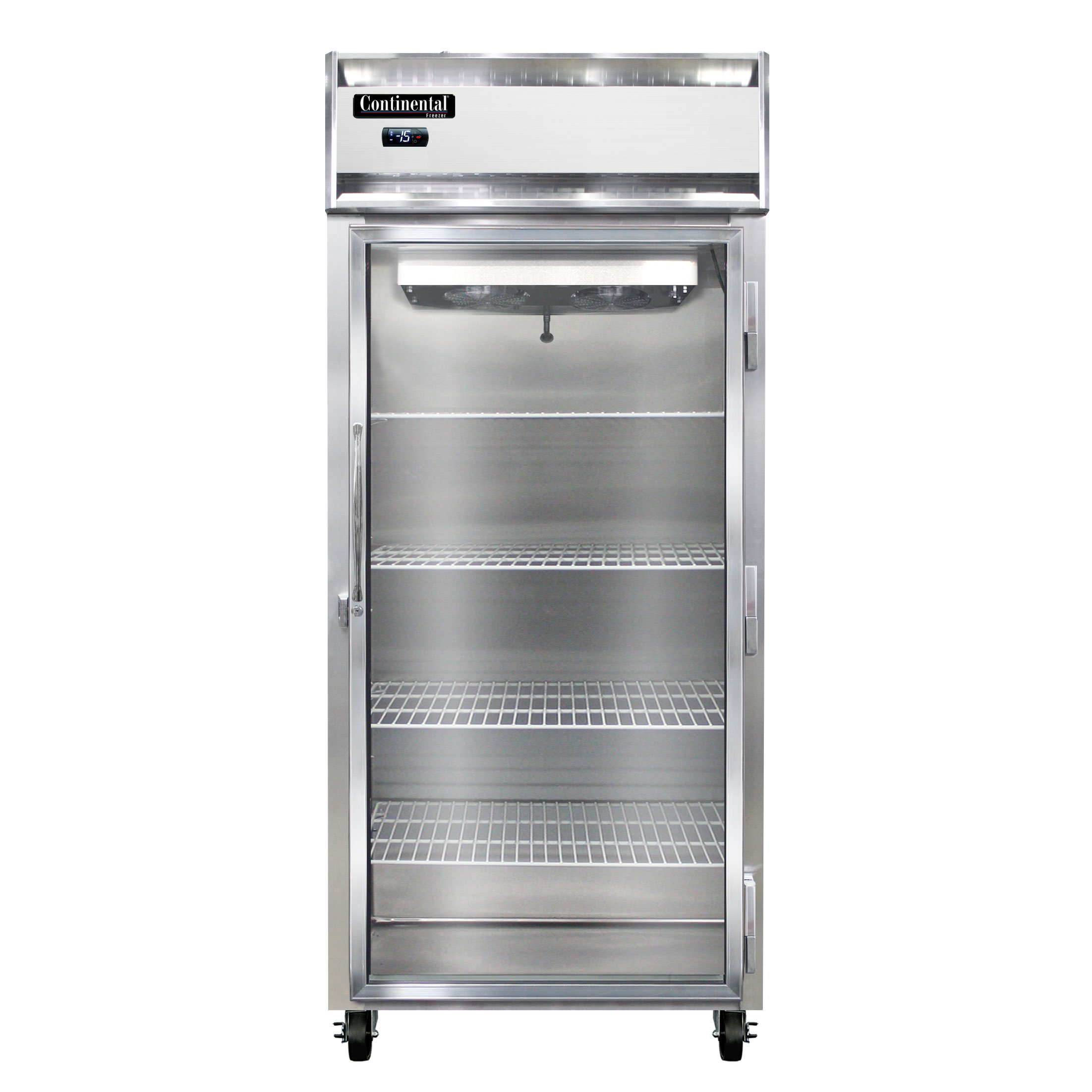 Continental Refrigerator 1FX-LT-SA-GD Reach-In Low Temperature Freezer