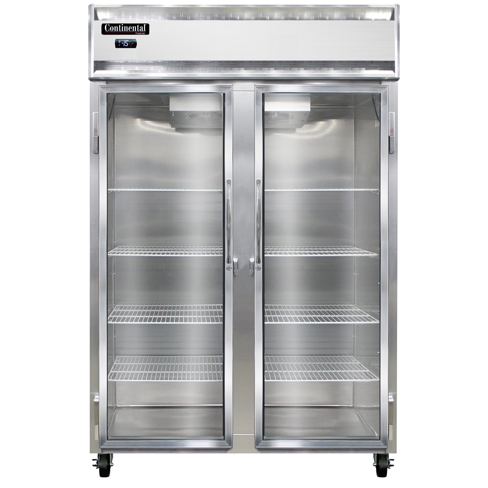 Continental Refrigerator 2F-LT-SS-GD Reach-In Low Temperature Freezer