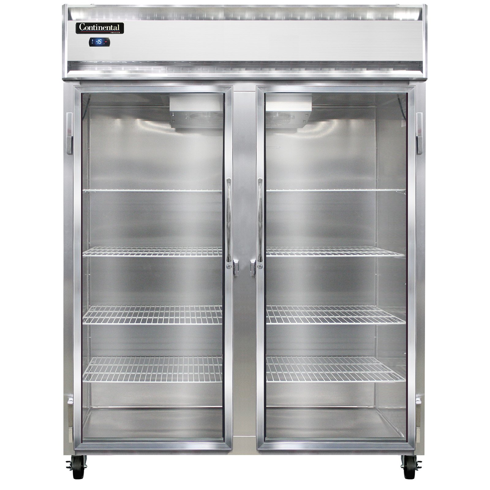 Continental Refrigerator 2FE-LT-SA-GD Reach-In Low Temperature Freezer