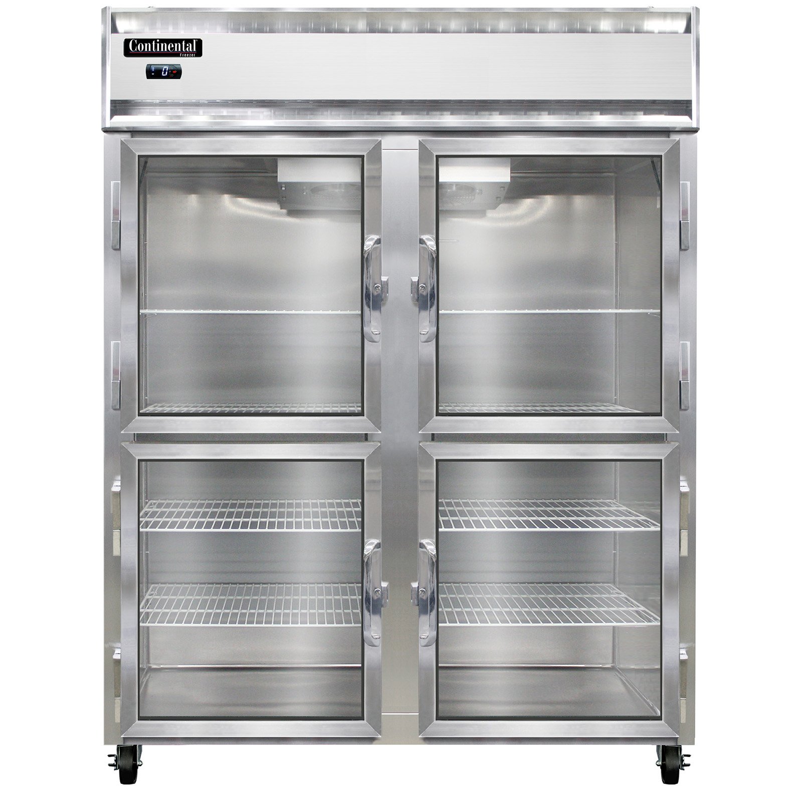 Continental Refrigerator 2FE-SS-GD-HD Reach-In Freezer