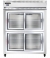 Continental Refrigerator 2RESNSASGDHD Reach-In Refrigerator