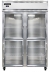 Continental Refrigerator 2RNSSGDHD Reach-In Refrigerator