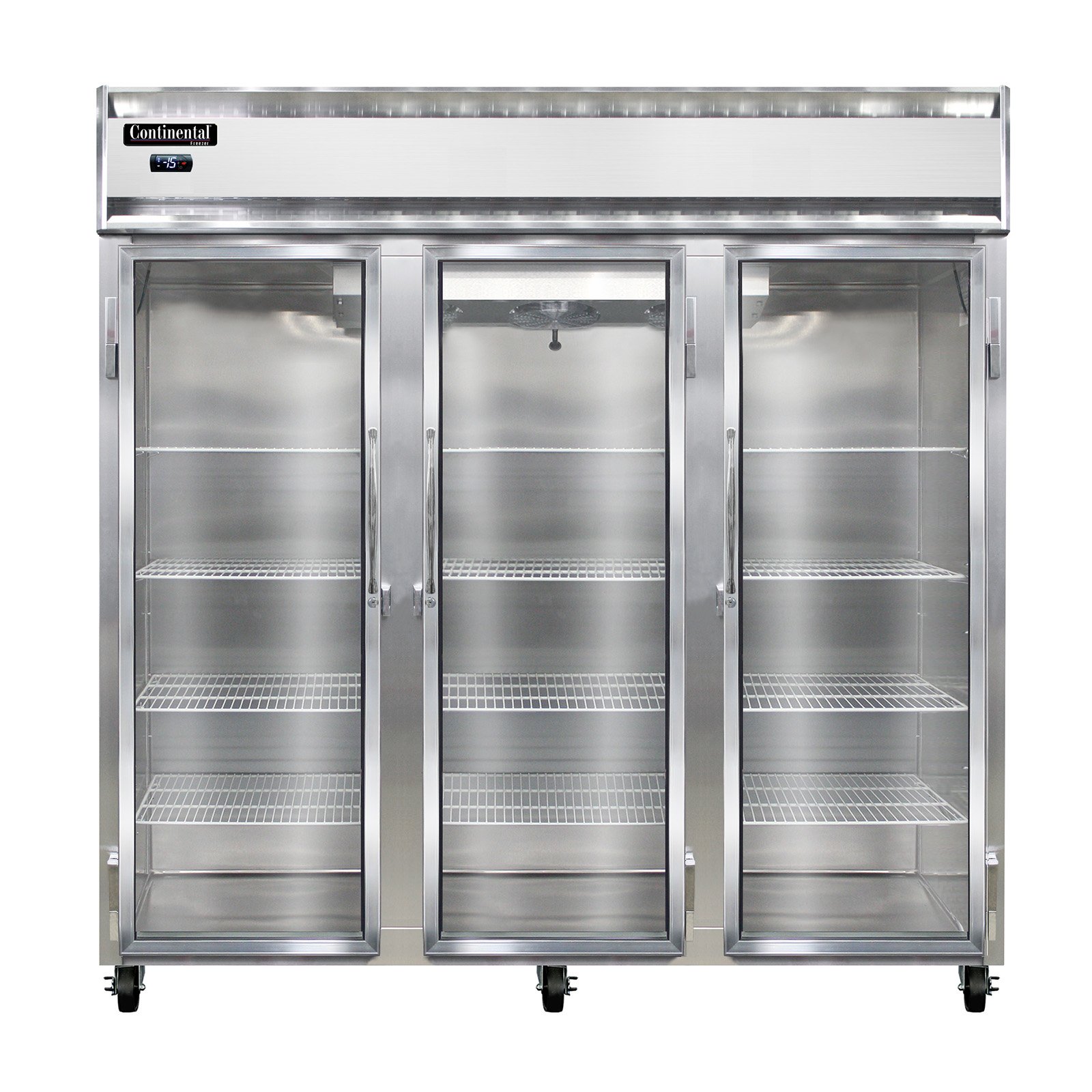 Continental Refrigerator 3F-LT-SS-GD Reach-In Low Temperature Freezer