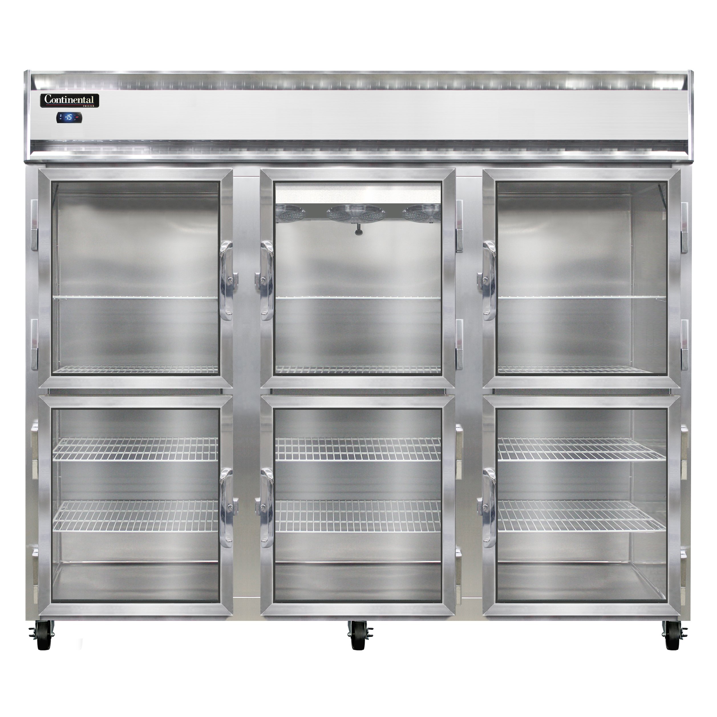 Continental Refrigerator 3FE-LT-GD-HD Reach-In Low Temperature Freezer