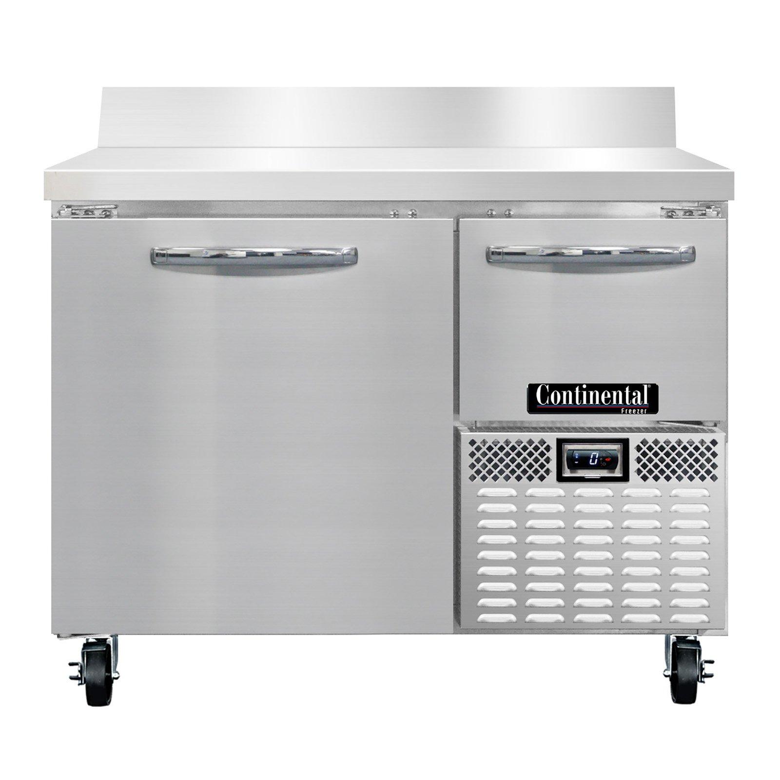 Continental Refrigerator CFA43-BS Work Top Freezer Counter