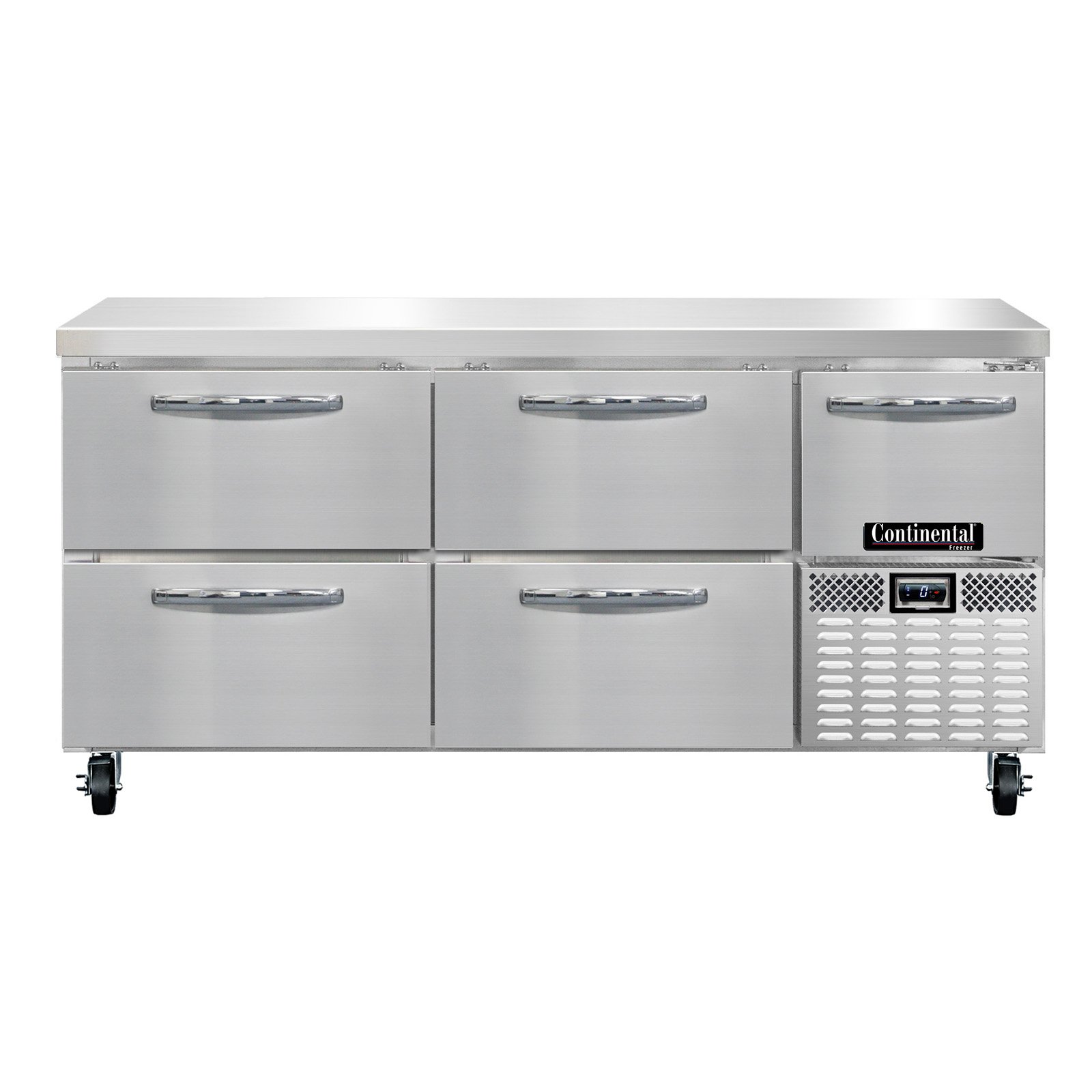 Continental Refrigerator CFA68-D Work Top Freezer Counter