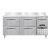 Continental Refrigerator DLFA68-SS-BS-D Work Top Freezer Counter